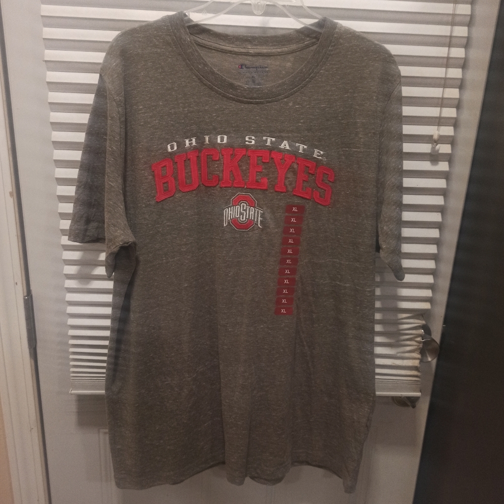 Ohio State Buckeyes Champion T Shirt Gray  Size XL NWT